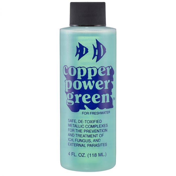 Copper Power Green freshwater copper treatment, 4 fl oz bottle