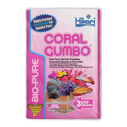 Hikari Bio-Pure Coral Gumbo frozen food package