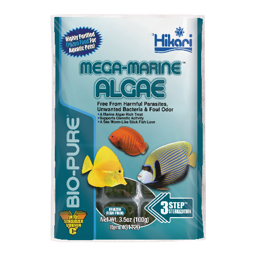 Hikari Bio-Pure Frozen Mega-Marine Algae 3.5 oz cube pack