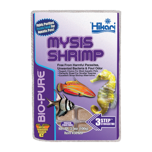 Hikari Bio-Pure Frozen Mysis Shrimp 3.5 oz cube pack