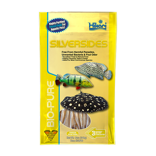 Hikari Bio-Pure Frozen Silversides 12 oz flat pack