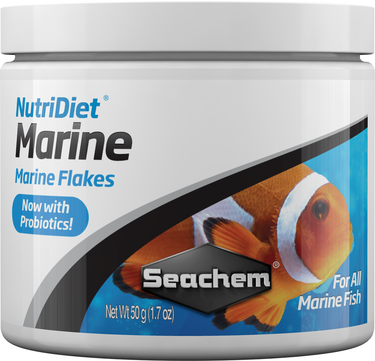 Seachem NutriDiet Marine 50 g - official Seachem product package image