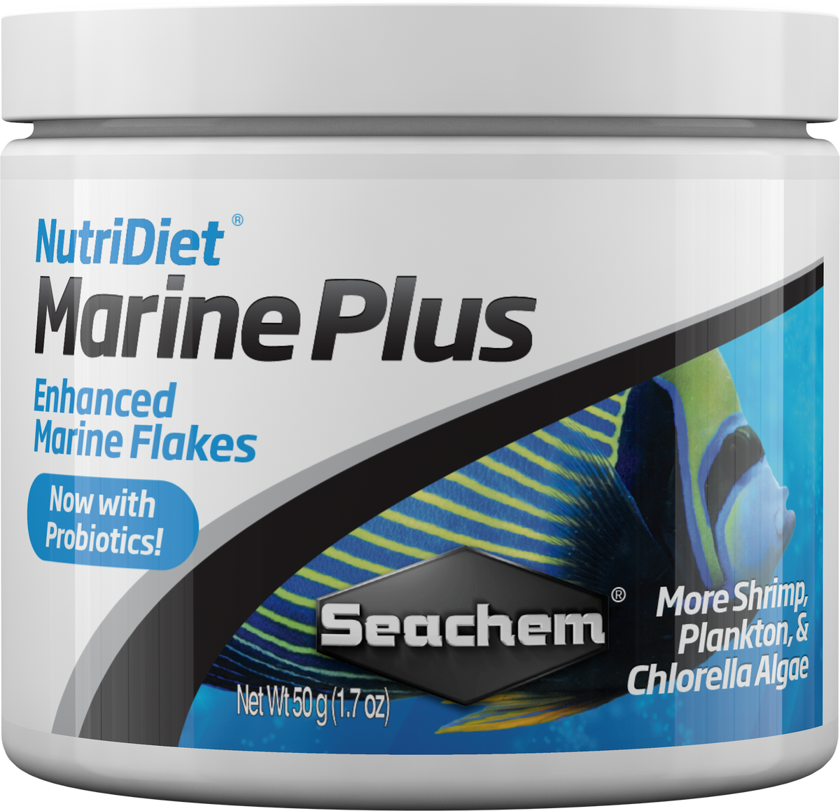 Seachem NutriDiet Marine Plus 50 g - official Seachem product package image